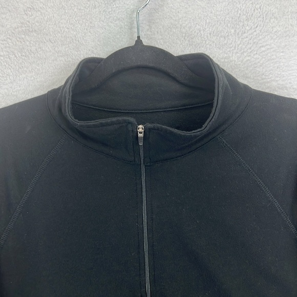 Fresh Clean Tees Men’s Shirt Sz XL Black 1/4 Zip Long Sleeve Cotton/Polyester - Picture 3 of 10